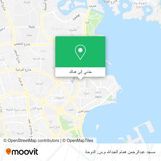 خريطة مسجد عبدالرحمن همام العبدالله م.س