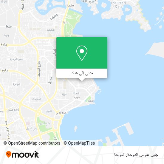 خريطة جلين هاوس الدوحة