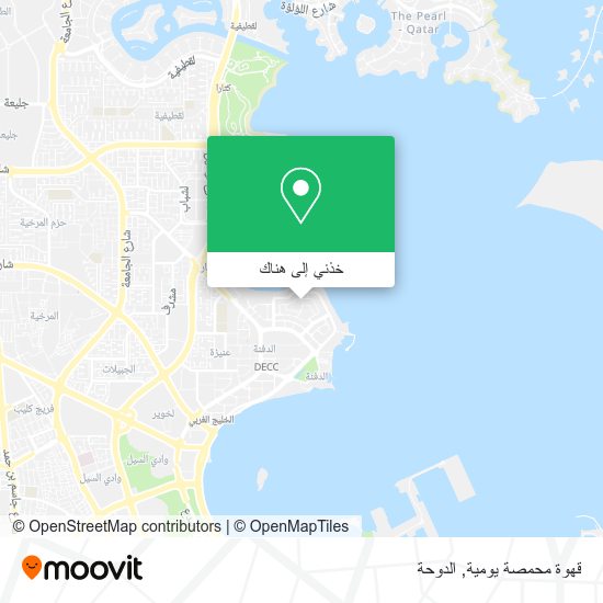 خريطة قهوة محمصة يومية