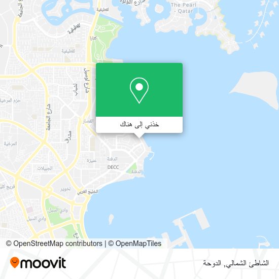 خريطة الشاطئ الشمالي