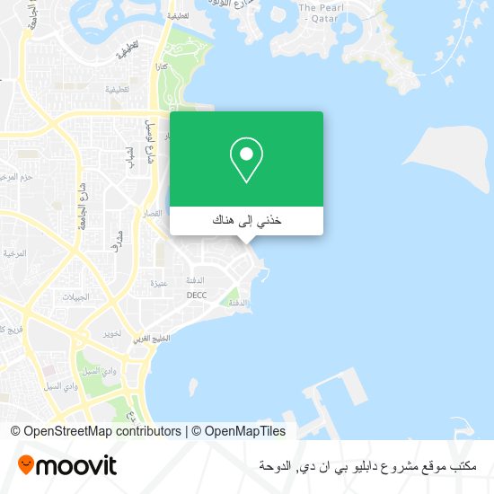 خريطة مكتب موقع مشروع دابليو بي ان دي