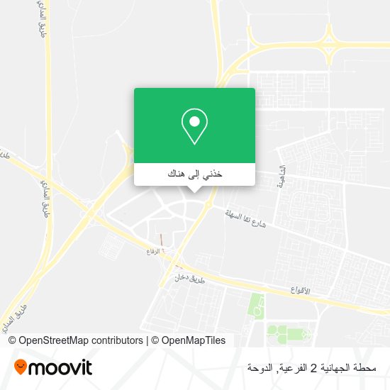 خريطة محطة الجهانية 2 الفرعية