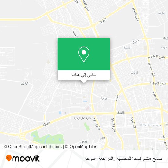 خريطة صالح هاشم السادة للمحاسبة والمراجعة
