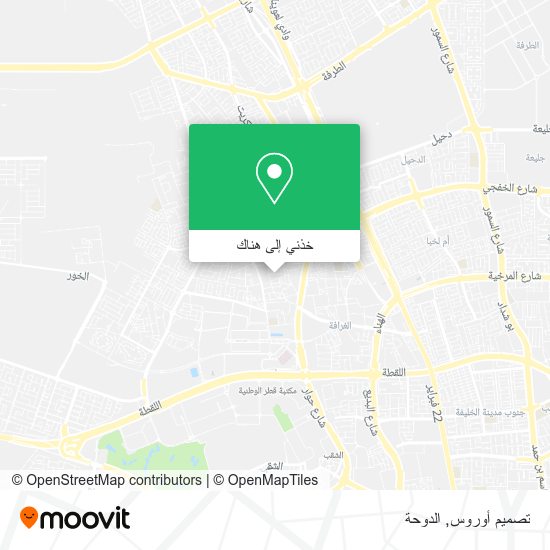 خريطة تصميم أوروس