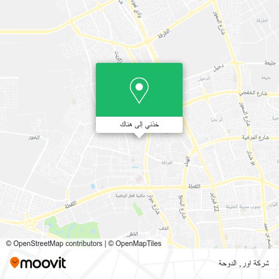 خريطة شركة اور