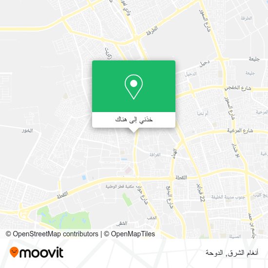 خريطة أنغام الشرق