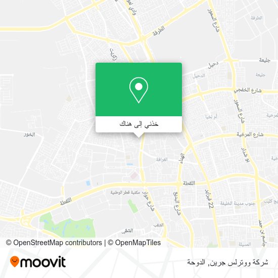 خريطة شركة ووترلس جرين