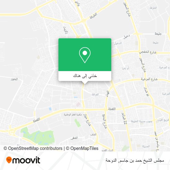 خريطة مجلس الشيخ حمد بن جاسم
