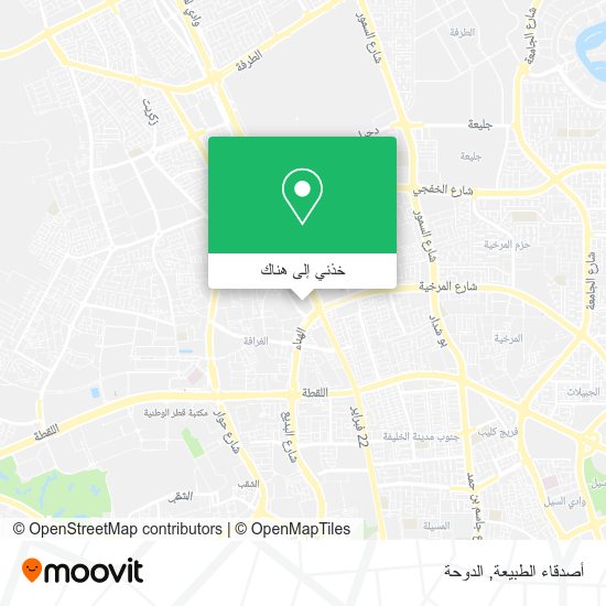 خريطة أصدقاء الطبيعة