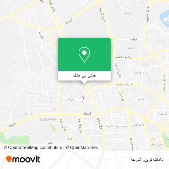 خريطة دامات توين