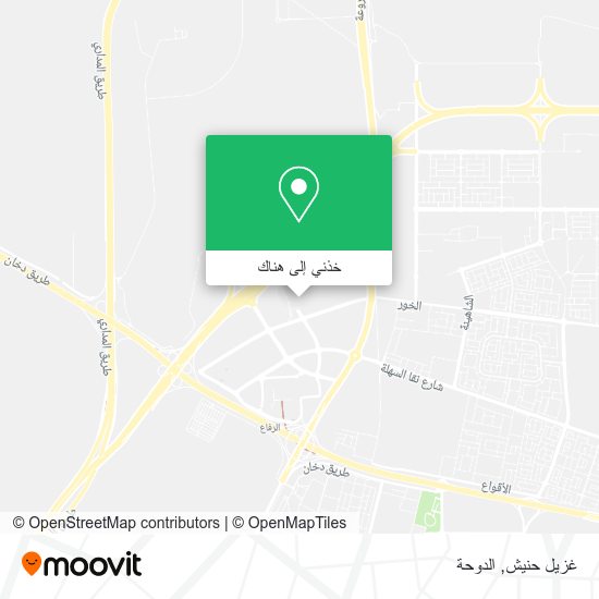 خريطة غزيل حنيش