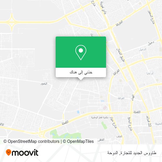خريطة طاووس الجديد للتجارة