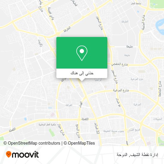خريطة إدارة نقطة الشيف