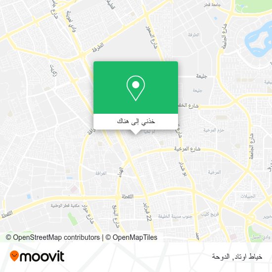خريطة خياط اوتاد