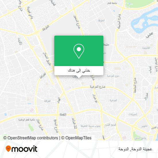 خريطة عجينة الدوحة