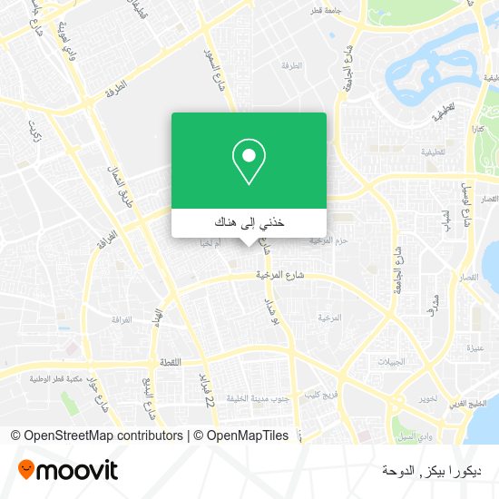 خريطة ديكورا بيكز