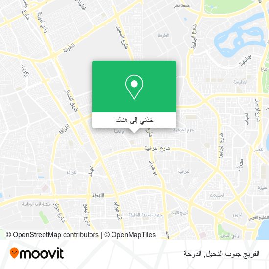 خريطة الفريج جنوب الدحيل