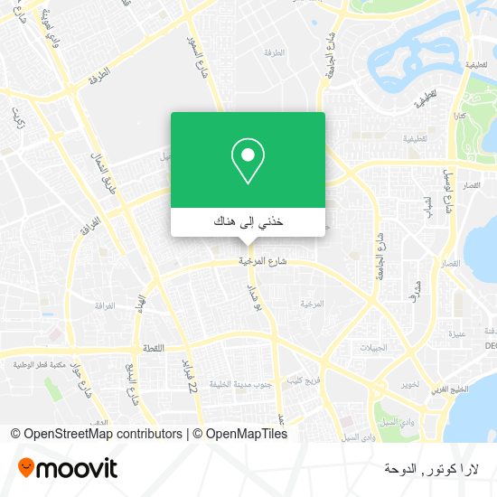 خريطة لارا كوتور