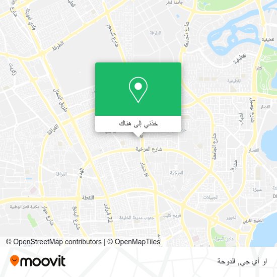 خريطة او أي جي