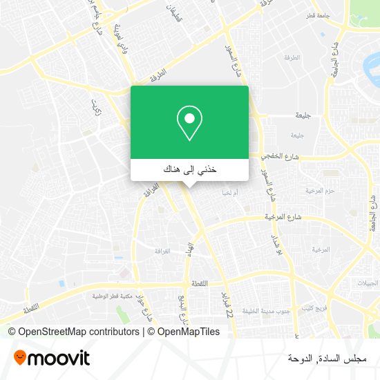 خريطة مجلس السادة
