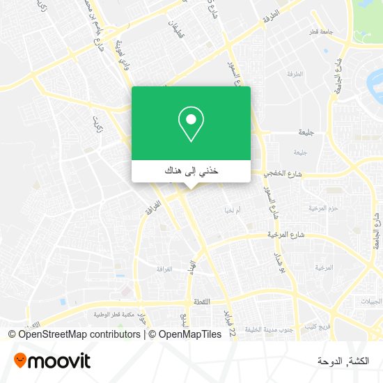 خريطة الكشة