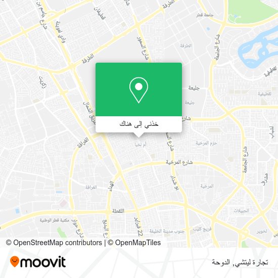 خريطة تجارة ليتشي