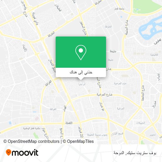 خريطة بوف ستريت ستيك