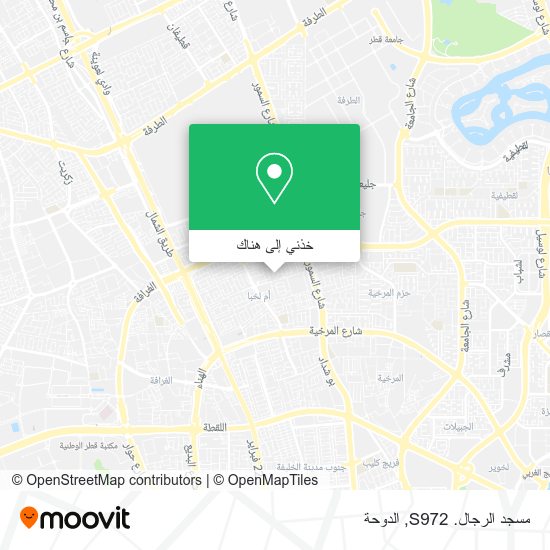 خريطة مسجد الرجال. S972