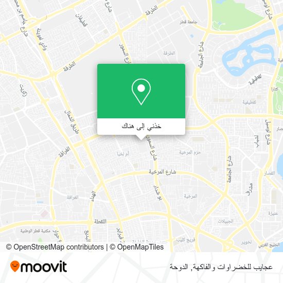 خريطة عجايب للخضراوات والفاكهة