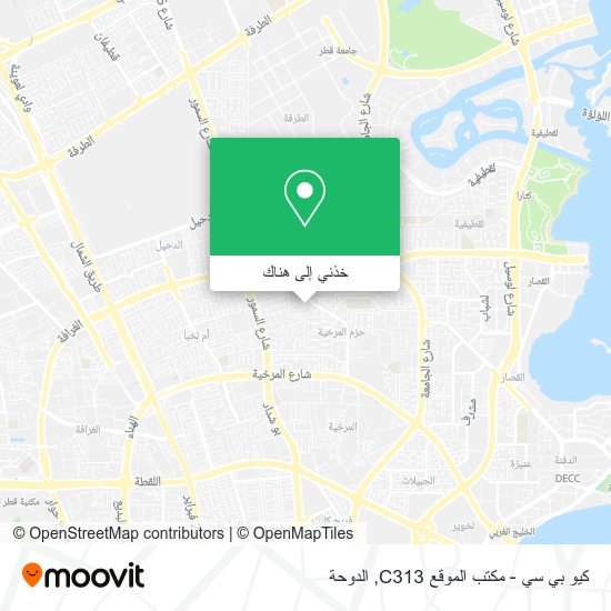 خريطة كيو بي سي - مكتب الموقع C313