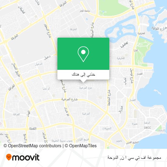 خريطة مجموعة اف تي سي ا ن