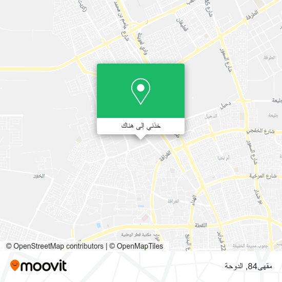 خريطة مقهى84