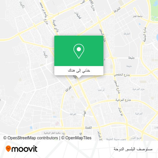 خريطة مستوصف البلسم