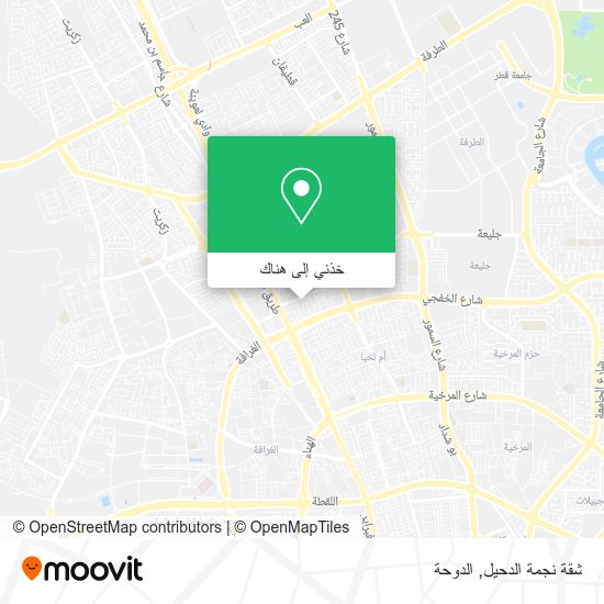 خريطة شقة نجمة الدحيل