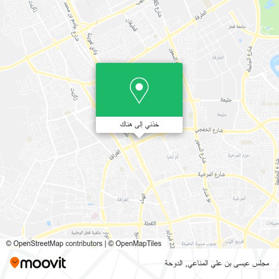 خريطة مجلس عيسى بن علي المناعي