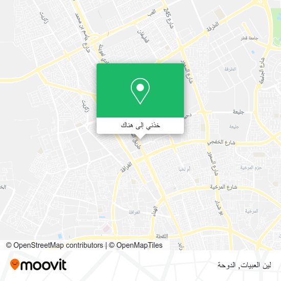 خريطة لين العبيات