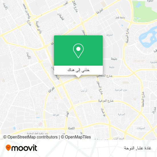 خريطة غادة عشا