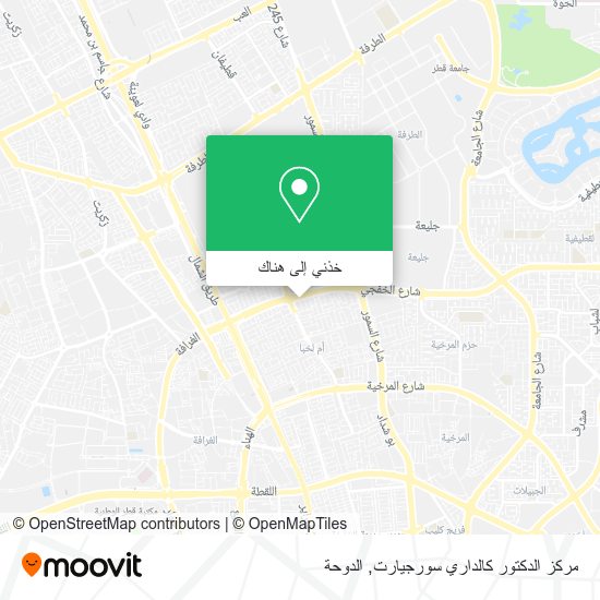 خريطة مركز الدكتور كالداري سورجيارت