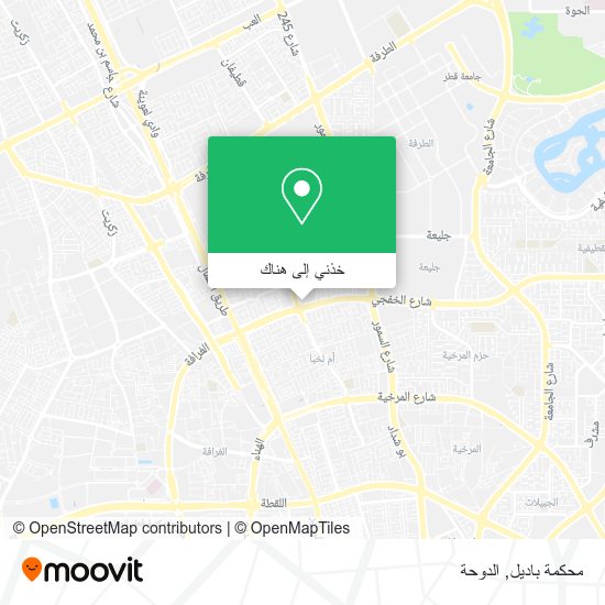 خريطة محكمة باديل