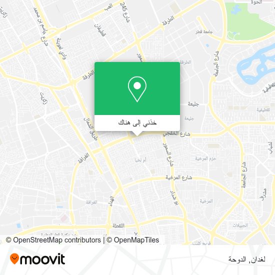 خريطة لغدان