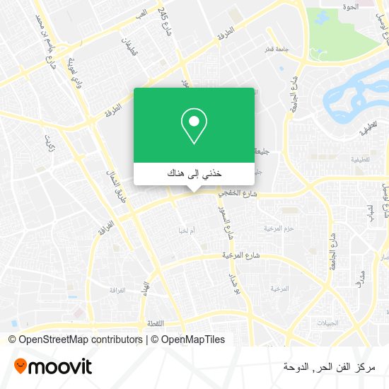 خريطة مركز الفن الحر