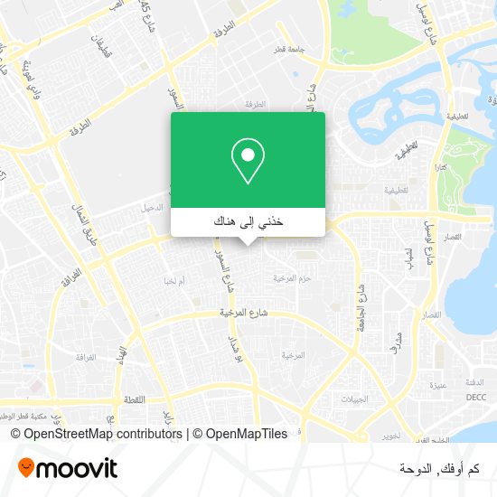 خريطة كم أوفك