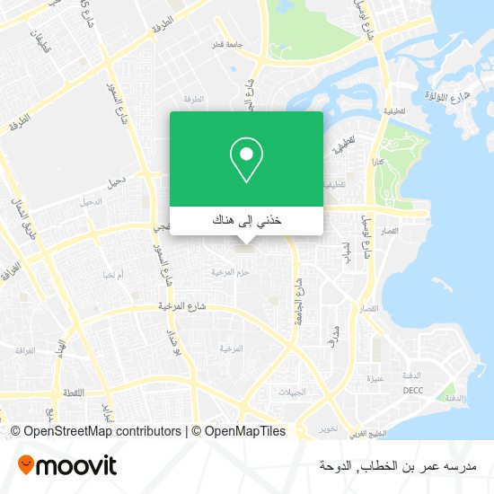 خريطة مدرسه عمر بن الخطاب