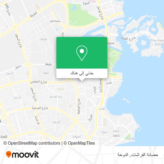 خريطة حضانة الفراشات