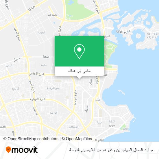 خريطة موارد العمال المهاجرين وغيرهم من الفلبينيين