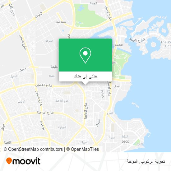 خريطة تجربة الركوب
