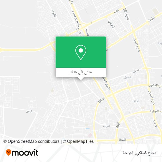 خريطة دجاج كنتاكي