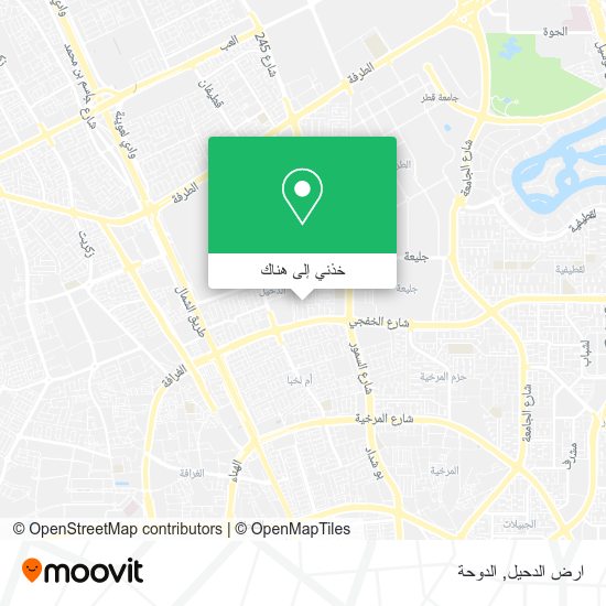 خريطة ارض الدحيل