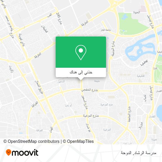 خريطة مدرسة الرشاد