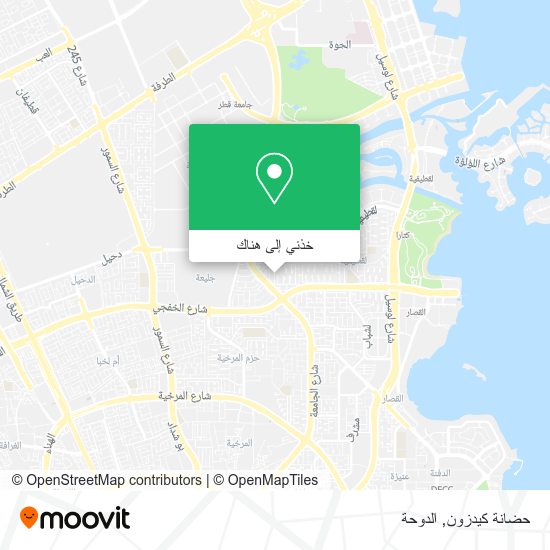 خريطة حضانة كيدزون